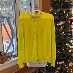 Essentials Neon Green Women's Cardigan